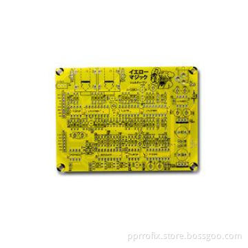 Yellow Solder Mask 1 OZ Multilayer Printed Circuit Board As